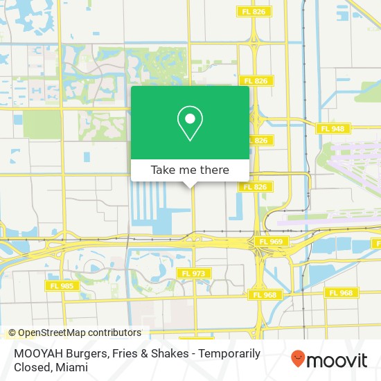 MOOYAH Burgers, Fries & Shakes - Temporarily Closed map