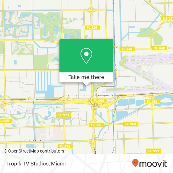 Mapa de Tropik TV Studios