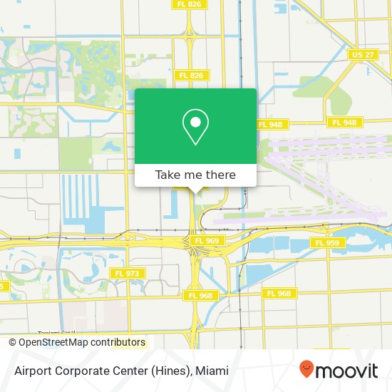 Mapa de Airport Corporate Center (Hines)