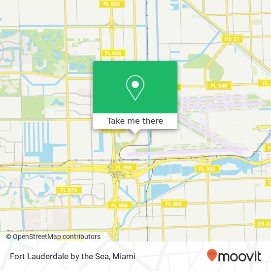 Mapa de Fort Lauderdale by the Sea