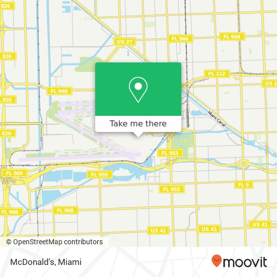 McDonald's map