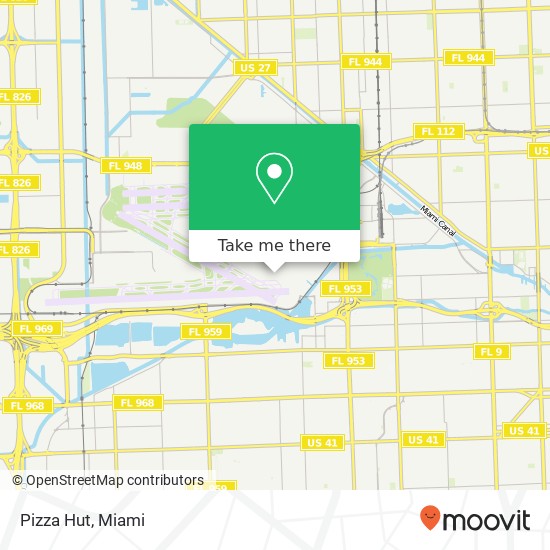 Pizza Hut map