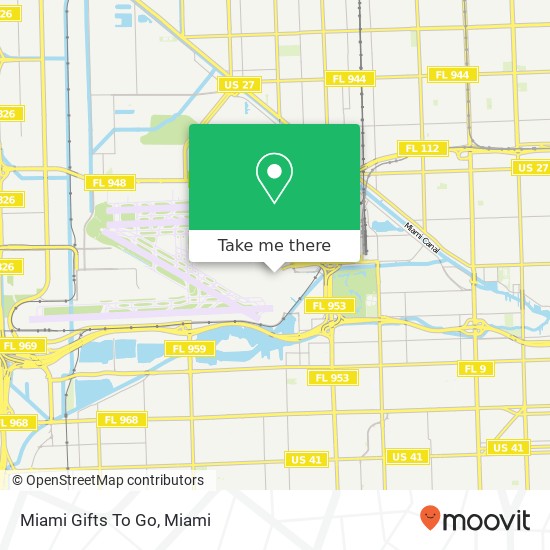 Mapa de Miami Gifts To Go