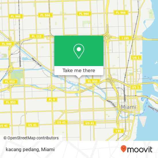 Mapa de kacang pedang