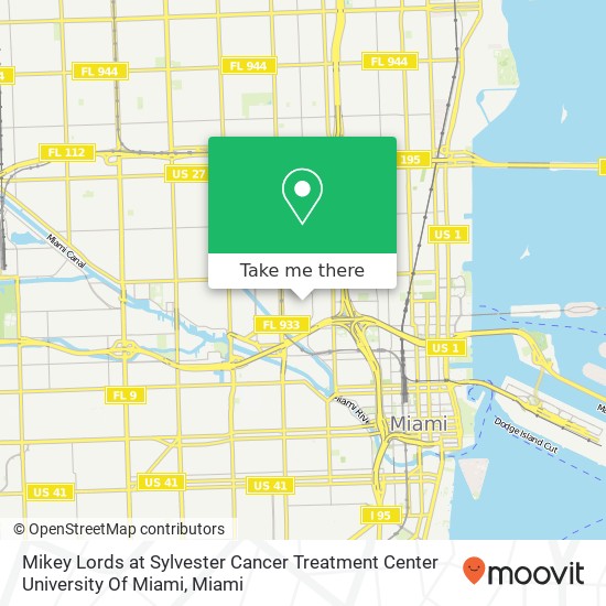 Mapa de Mikey Lords at Sylvester Cancer Treatment Center University Of Miami