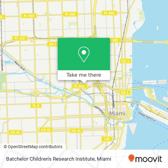 Batchelor Children's Research Institute map