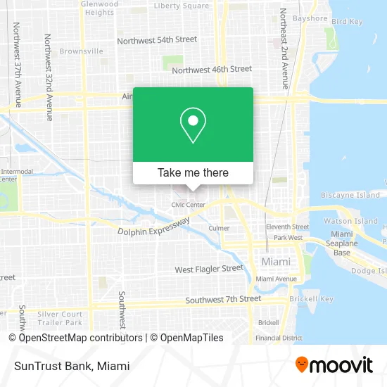 SunTrust Bank map