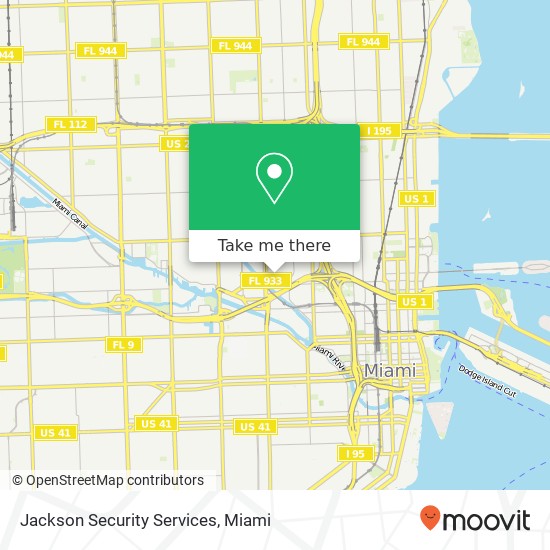 Jackson Security Services map