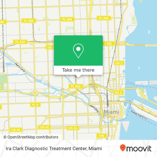 Mapa de Ira Clark Diagnostic Treatment Center
