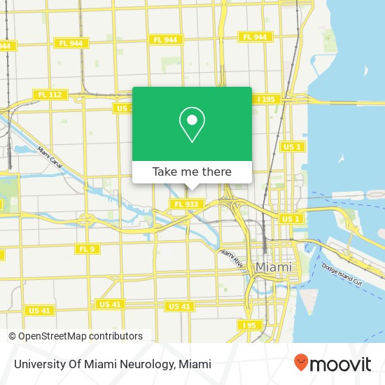 Mapa de University Of Miami Neurology