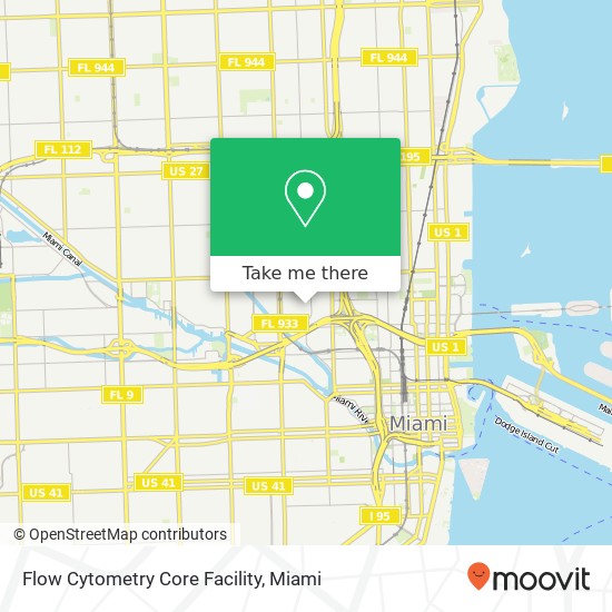 Flow Cytometry Core Facility map