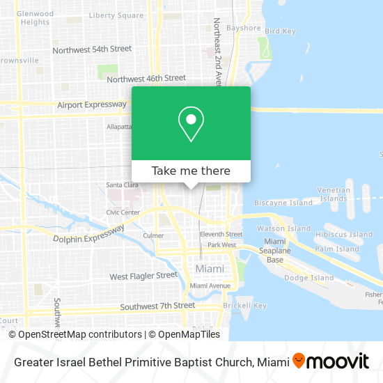 Mapa de Greater Israel Bethel Primitive Baptist Church