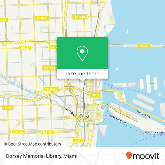 Mapa de Dorsey Memorial Library