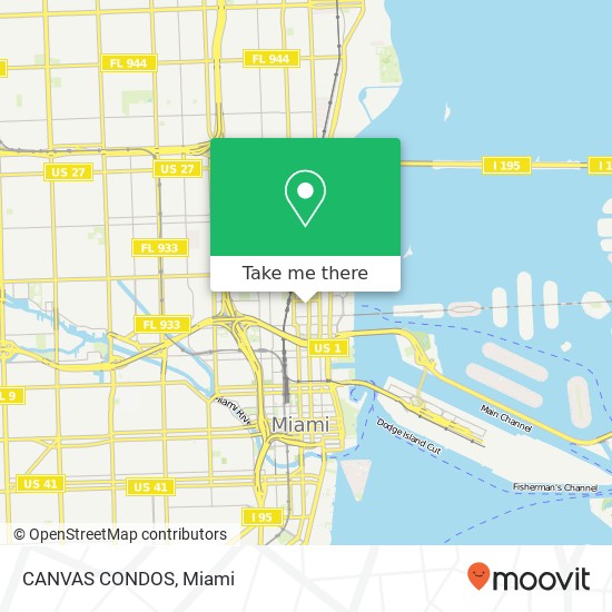 Mapa de CANVAS CONDOS