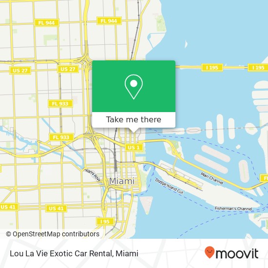 Lou La Vie Exotic Car Rental map