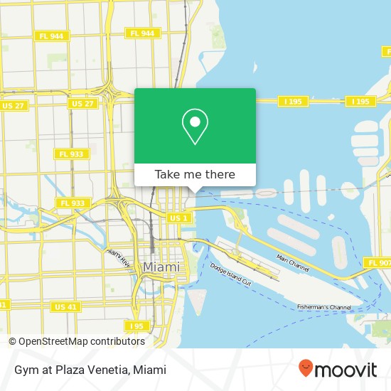 Gym at Plaza Venetia map