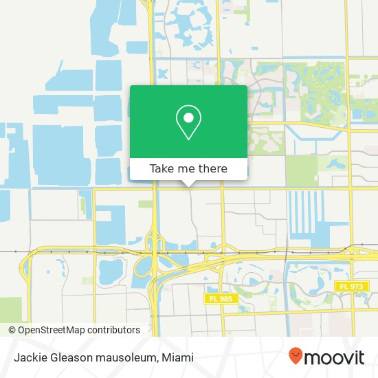 Mapa de Jackie Gleason mausoleum