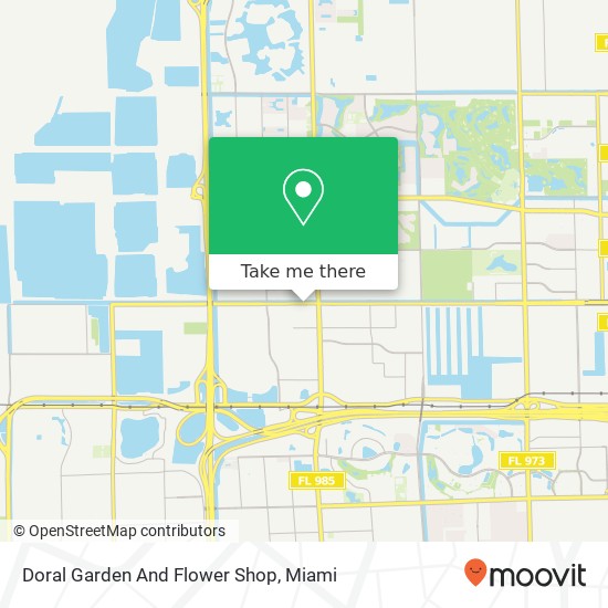 Doral Garden And Flower Shop map