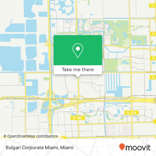 Bulgari Corporate Miami map