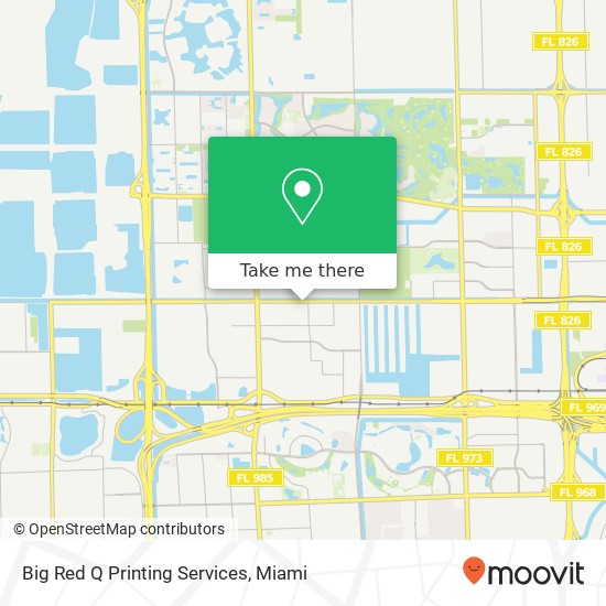 Big Red Q Printing Services map