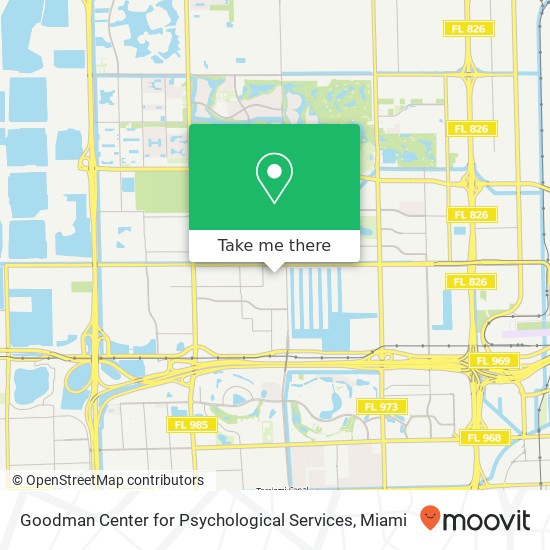 Mapa de Goodman Center for Psychological Services