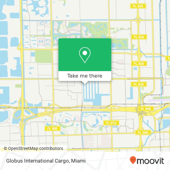Globus International Cargo map
