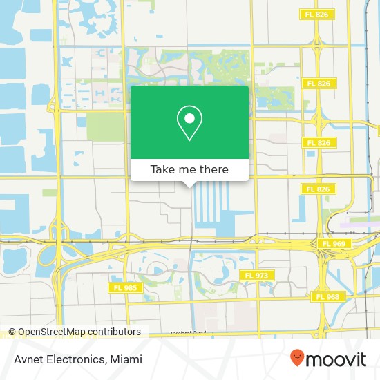 Avnet Electronics map