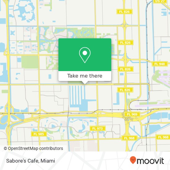 Mapa de Sabore's Cafe