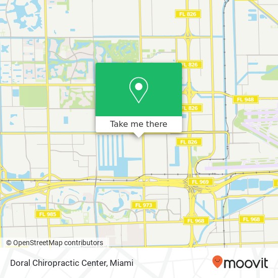 Mapa de Doral Chiropractic Center