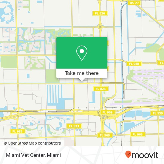 Mapa de Miami Vet Center