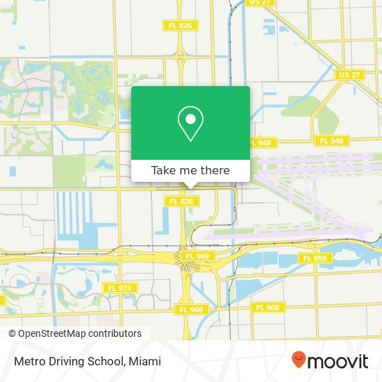 Metro Driving School map