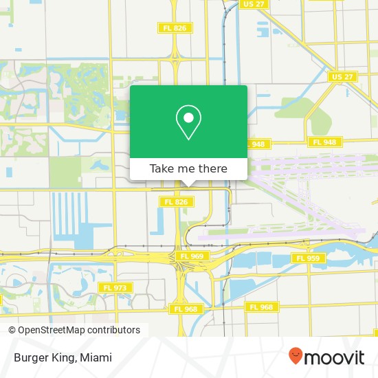 Burger King map