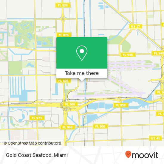 Gold Coast Seafood map