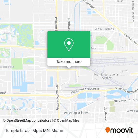 Temple Israel, Mpls  MN map