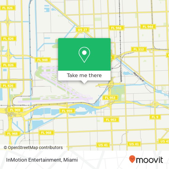 InMotion Entertainment map