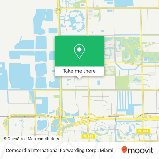 Mapa de Comcordia International Forwarding Corp.