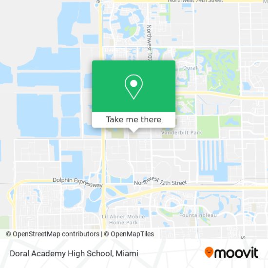 Doral Academy High School map
