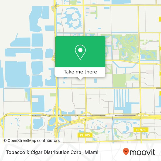 Tobacco & Cigar Distribution Corp. map