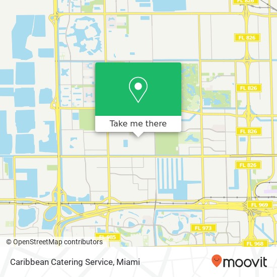 Mapa de Caribbean Catering Service