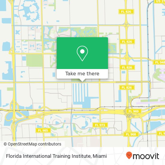 Florida International Training Institute map