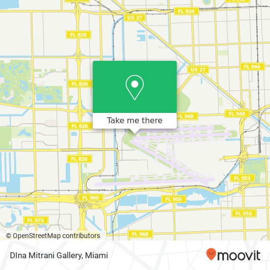 DIna Mitrani Gallery map