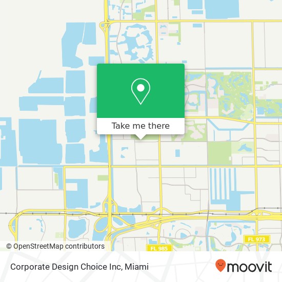 Corporate Design Choice Inc map