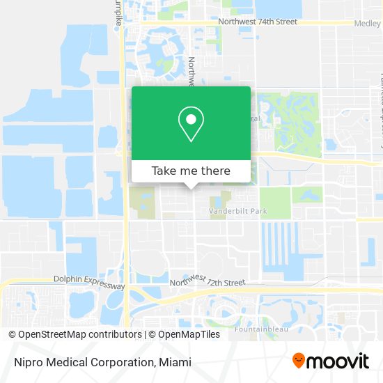 Nipro Medical Corporation map