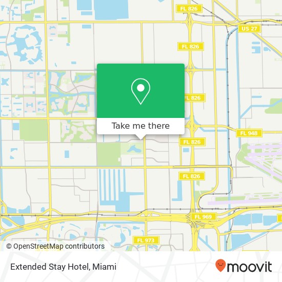 Extended Stay Hotel map