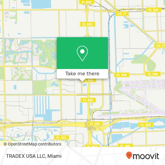 Mapa de TRADEX USA LLC