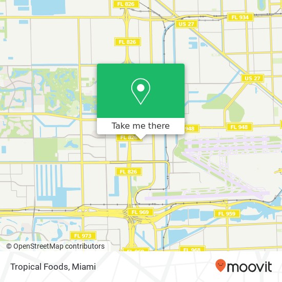 Tropical Foods map