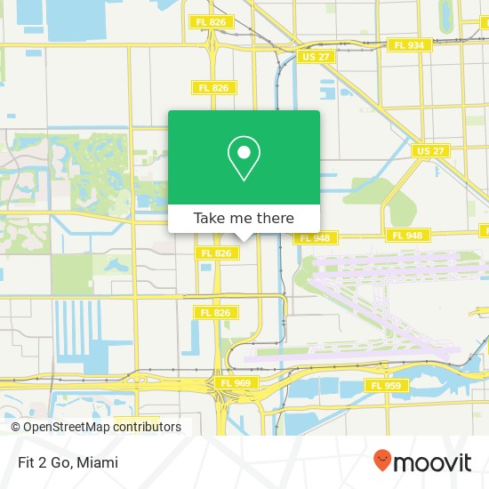 Fit 2 Go map