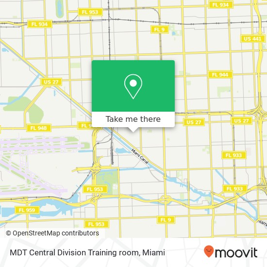 MDT Central Division Training room map
