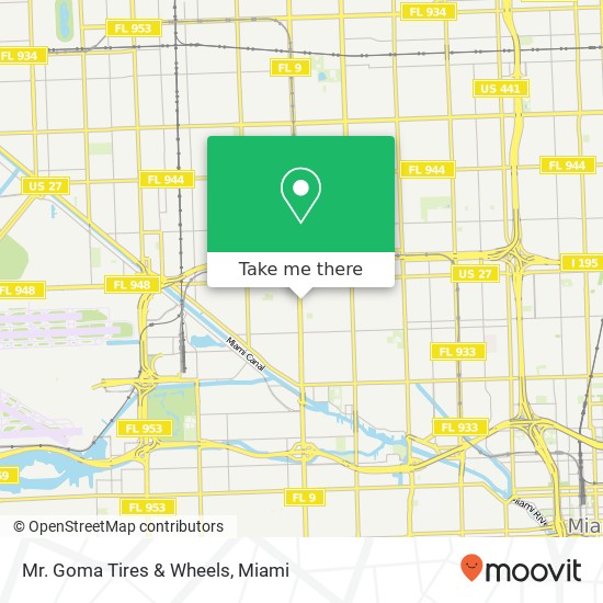 Mr. Goma Tires & Wheels map