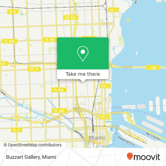 Mapa de Buzzart Gallery